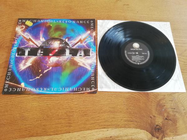 Tesla Mechanical Resonance 1986 Geffen Records 924120-1 Deutsche Pressung NM/VG+